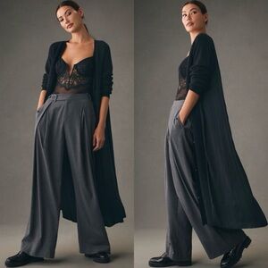 Anthropologie Long Twofer Cardigan Sweater NWT